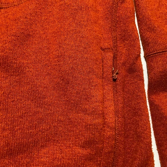 Men’s Orvis Trout Bum Fleece Zip Orange - Picture 5 of 8
